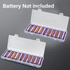 10 AA/AAA Battery Storage Box Hard Case Holder Rechargeable Battery Power Bank Plastic Case Transparent