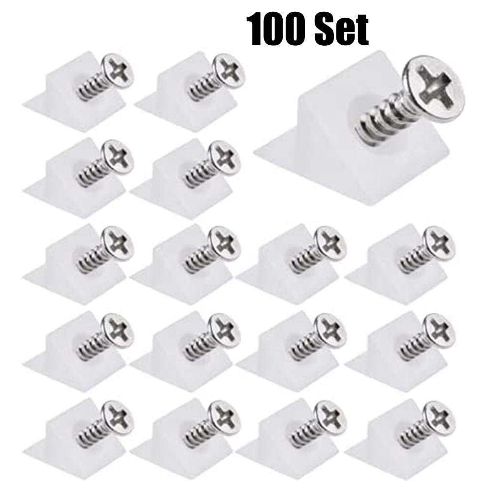 100 X Repair Fixing Drawer Chest Bottom Sagging Support Mending Mend Wedge Screw