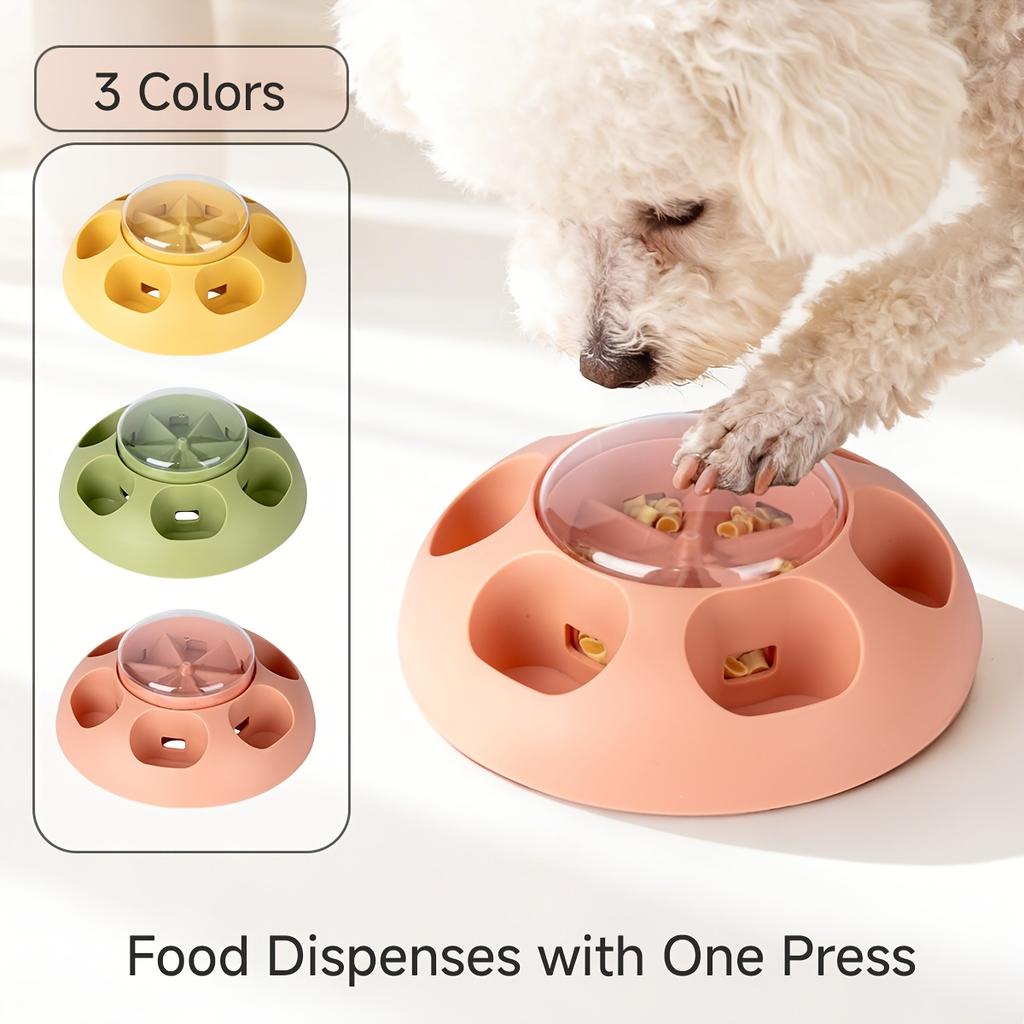 Interactive Dog Feeding Toy Puzzle Slow Food Anti Choking Boredom Relief For Small Medium Large Dogs Available In Three Colors