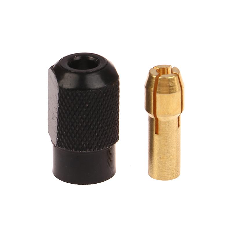 

7Pcs Brass Collet 1.0/1.6/2.0/2.4/3.0/3.2 + Check M8*0.75 Fits Rotary Tools one size