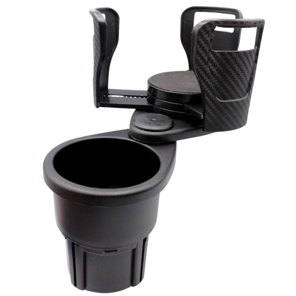 LIXITO Dual Cup Holder for Car, Expansion, Large Bottle, Cup Noodles