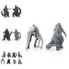 Eight Piece Godzilla Kong Kim Battle Dinosaur Pvc Action Figure Collection For Kids And Decor