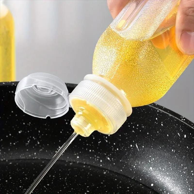 Oil Bottles 300/500 Ml, Vinegar Olive Oil Dispenser,Oil Bottle Container, Easy Clean,Squeeze Bottle