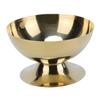 Ice Cream Bowl Stainless Steel Footed Dessert Cup Sundae Cup for Yogurt Salad Fruit Pudding Home Party Decor Gold