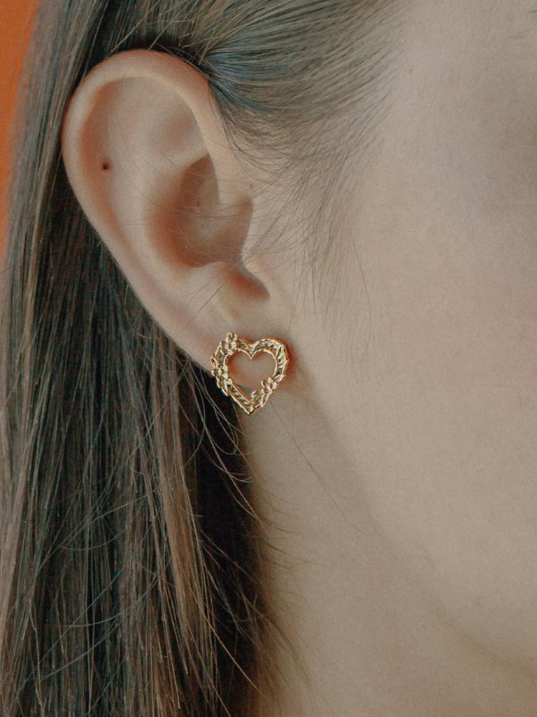 Fiore Blooming Heart Earring