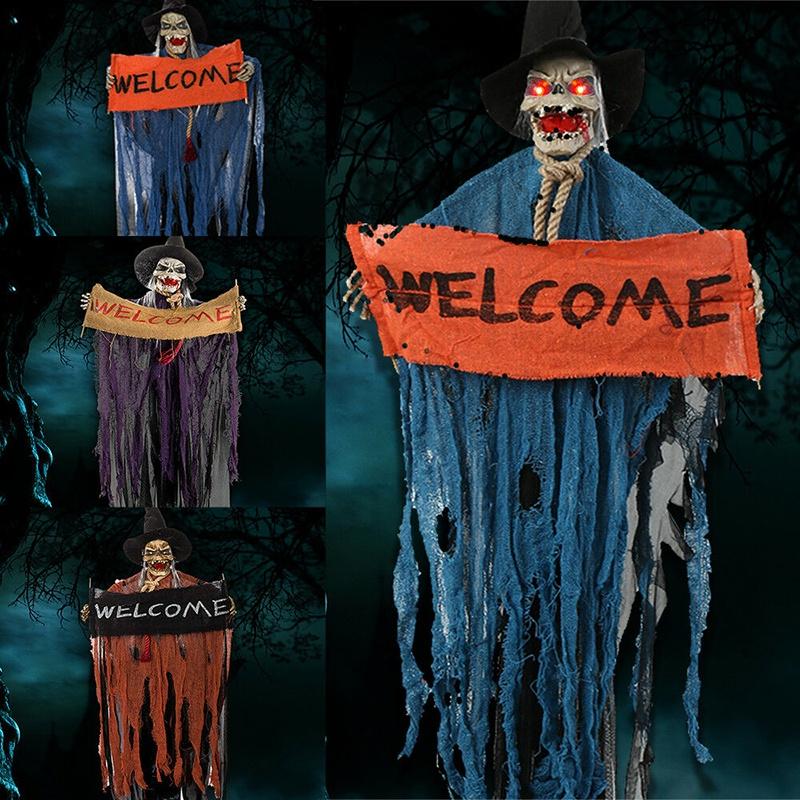Halloween Geist Hängedekoration Spukhaus Layout Horror Schädel Lustiges Spielzeug