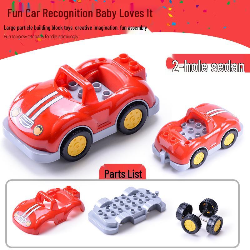 Gergely Large Particle Car & Airplane Model Interlocking Building Blocks Accessories
