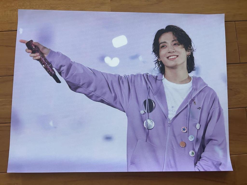[USED] BTS JK Jungkook Masternim Photo Poster