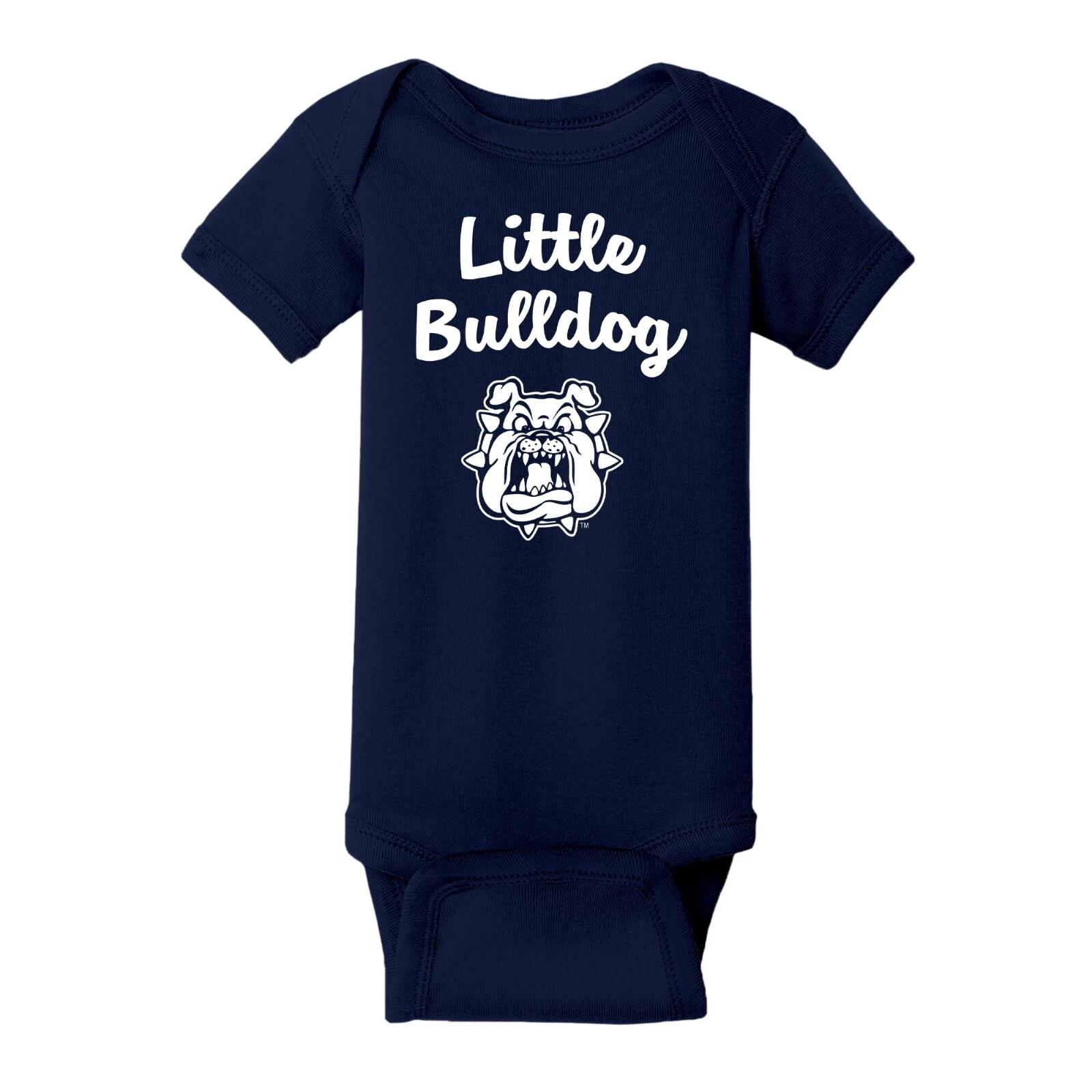 Fresno State Little Bulldog Creeper - Navy M