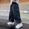 Jungen 2024 Frühling/Herbst Weitbeinige Koreanische Freizeit-Arbeitskleidungshose für Große Kinder