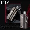Outdoor Portable Lighter Bottle Keychain With Containing Cotton Core