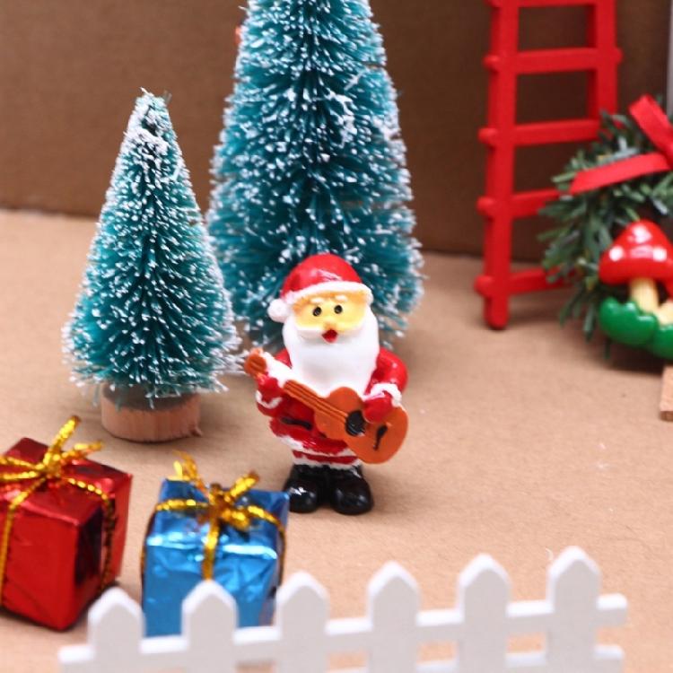 Interactive Fairies Gnomes Door Set For Doll House Doll Christmas Decorations Miniature Scene Display Crafting Accessory