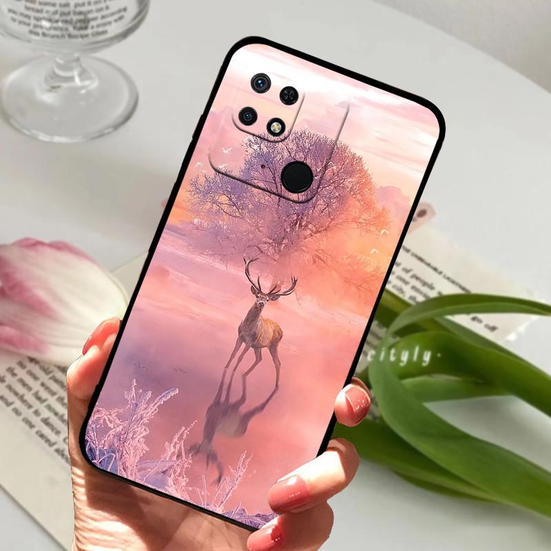 For Redmi 10C Case Soft Silicone Protective Back Cover Silicone Case For Xiaomi Redmi 10C Redmi10C 10 C Phone Cover Fundas