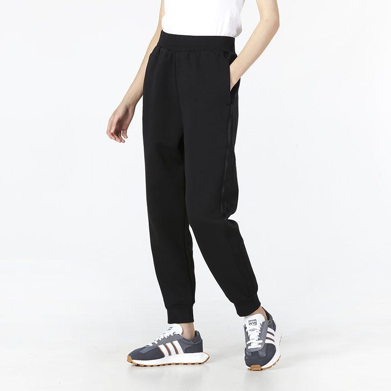 adidas Casual Pants Women's Black Moderate Cuffed Pants HM7066
