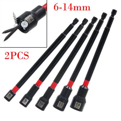 Barra di Prolunga per Chiave 150mm Magnetica Chiave a Bussola Cacciavite per Dadi Esagonali Adattatore Punta per Trapano Manicotto di Prolunga per Chiave a Bussola Asta di Collegamento