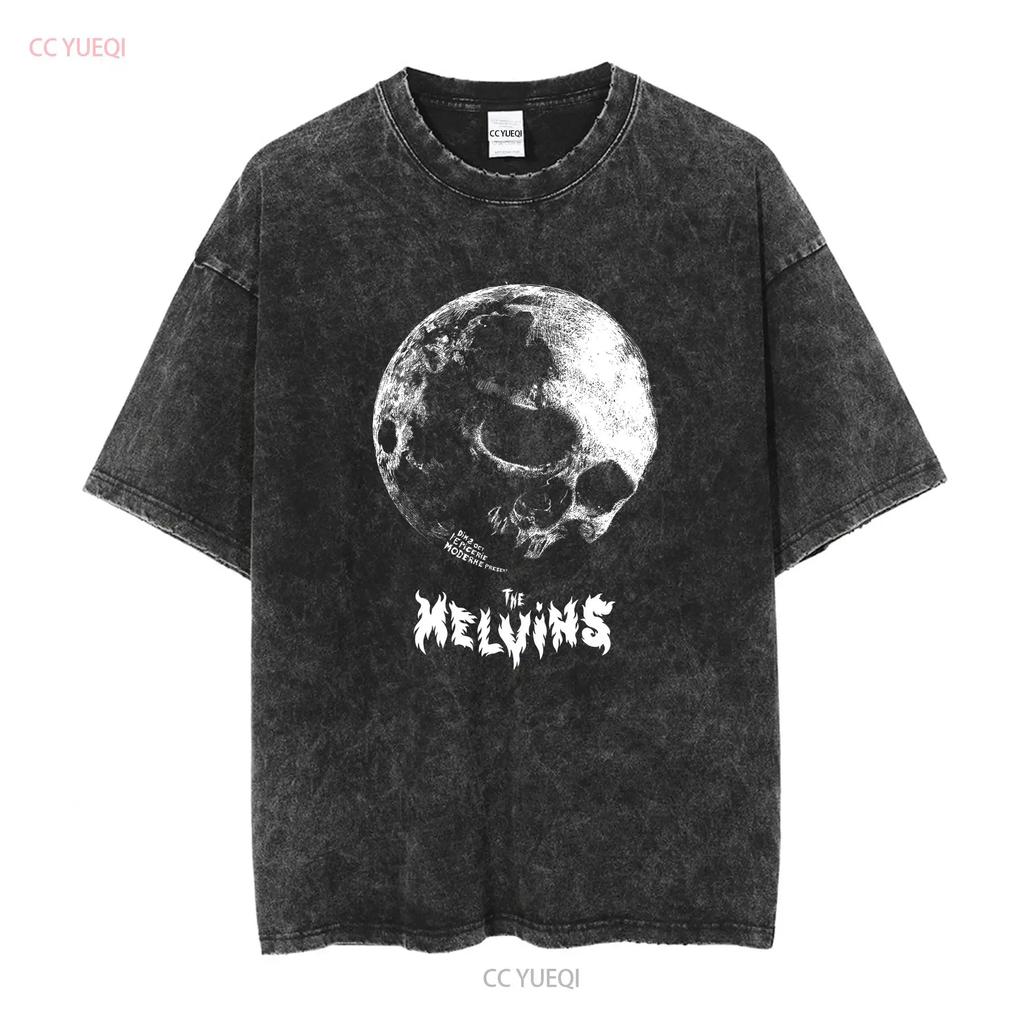 Inspired The Melvins Band For Fan Black All Size T Shirt KH1231 long sleeves vintage Washed Casual homme Top For Everyday Wear