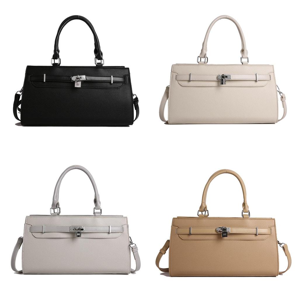 Style Women Large Pu Handbag With Zipper Closure For Daily Use