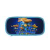 Dog Mans Cat Cartoon School Pen Bag With Durable Polyester For Elementary Students