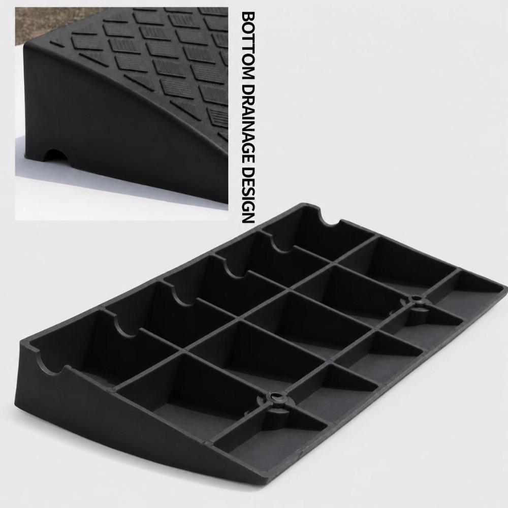 50/70/100mm Driveway Ramp Plastic Car Wheel Ramp Portable Threshold Ramp  Truck