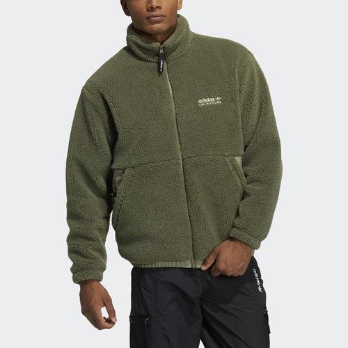 adidas Pánské bundy Originals Zelená HC0365