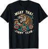 NEW LIMITED Muay Thai Fighting Tiger MMA Kickboxing Traditional Tattoo Tee Shirt
