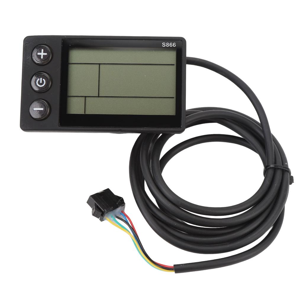 Cycling Display Meter SM 5 Pin Plug Water Resistant S866 LCD Display Panel with Backlit for