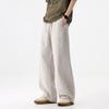 New Summer Lyocell Linen Pants Men's Thin Wide-leg Scimitar Pants Casual Trousers Men's