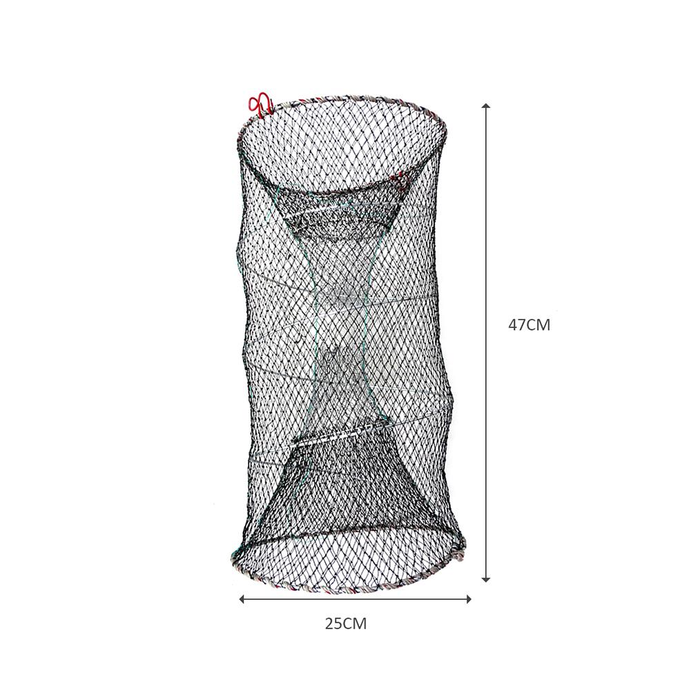 Foldable Fishing Cast Net Crab Trap Fish Cages Shrimp Fish Trap Large Creel Feeder Loach Crab Catchers Surfcasting Accessories