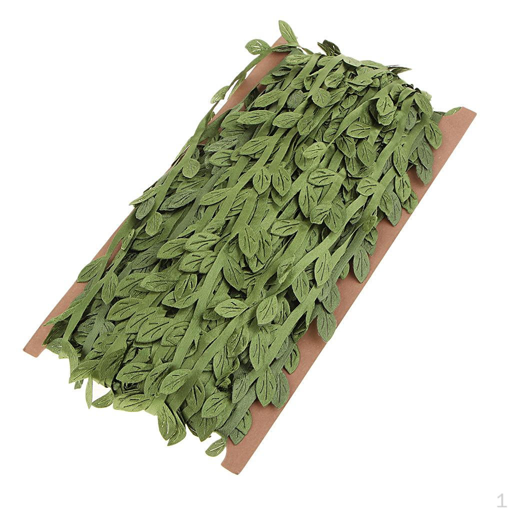 Artificial Garland Rattan Decoration DIY Decorative Tape Bright Green