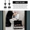 2PCS Heavy-duty Toilet Seat Fasteners Top-mounted Toilet Seat Hinge  Bathroom Maintenance