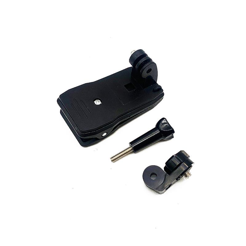 

1 Set For Hero 12 Action Camera Diy Accessories Backpack Strap Clip 360 Degree Rotation Hat Belt Clamp Mount