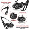 Dog Muzzle, Dog Metal Face Basket, Dog Mouth Breathable Adjustable Leather Leash Suitable