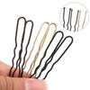 50pcs 5cm Hair Pins Metal U Shape Hairpins For Women Girls Headpiece Wedding Bride Head Jewelry Decor Headwear Hair Accessories