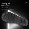 High-Top Cotton Winter Work Boots: Warm, Anti-Smash, Puncture-Resistant, Anti-Slip, Oil-Resistant, Steel Toe and Sole, Waterproof.