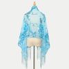 Sequin Camellia Tassels Scarf Women Luxury Shawls Woman Muslim Hijab Plain Long Cape Echarpe Femme Party Cape Tippet