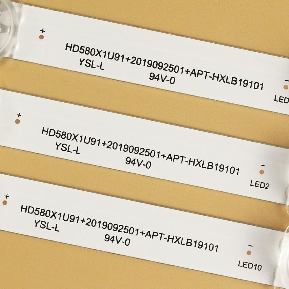 58R6E3 SVH580A31 LED Backlight Strip TV Replacement Part for JL.D580E1330-003AS-M LB58007 HD580X1U92 HD580X1U91 HD580X1U93 HE220