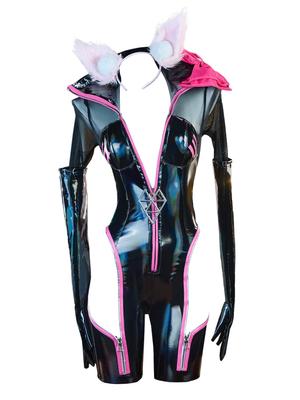 Adult Anime Game Bewitching Beauty Deep V Bodysuit Uniform Costume Set Sexy Cool Cute Moe Cosplay Costume Fancy Dress Transformation Disguise