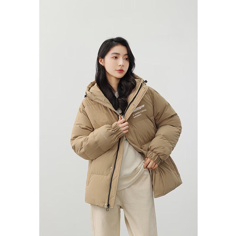 

YAYA Унисекс Укороченная Пуховая Куртка с Капюшоном YE3B601441A