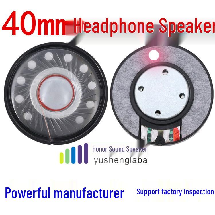 40mm 32 Ohm Headphone Speaker with Protective Cover