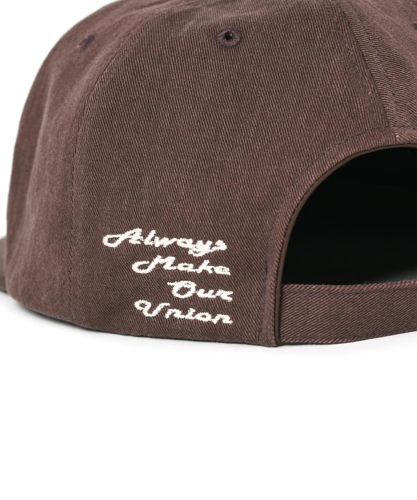 AMOU Spiral 5Pannel Cap Brown