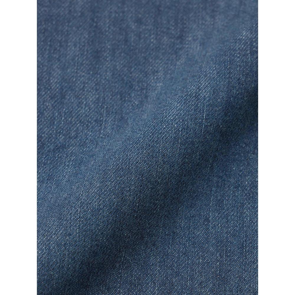 GU by Uniqlo Light Denim Flared Maxi Skirt+ec  Short Length 