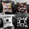MMary QQuant Brand Cushion Cover Pillowcase Ultra Soft Skin Friendly Fabric Cloud Like Comfort Concealed Zipper