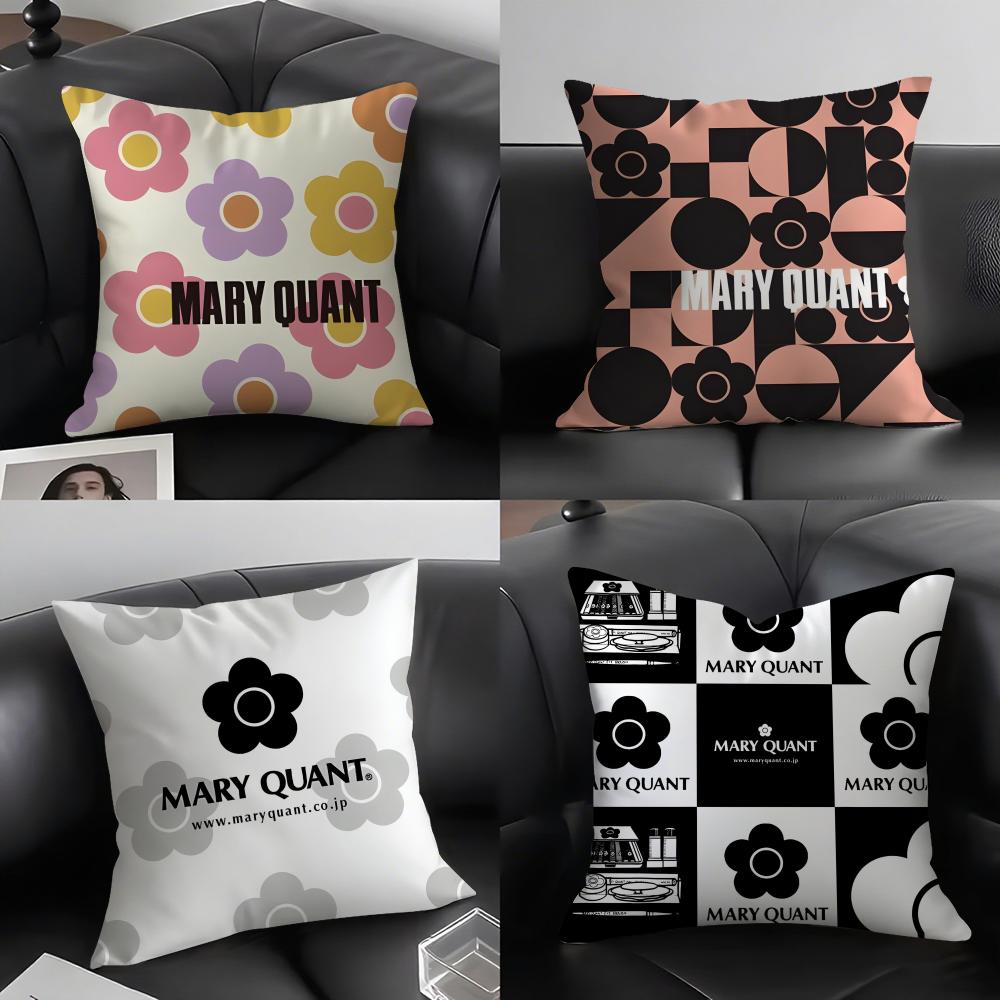 MMary QQuant Brand Cushion Cover Pillowcase Ultra Soft Skin Friendly Fabric Cloud Like Comfort Concealed Zipper