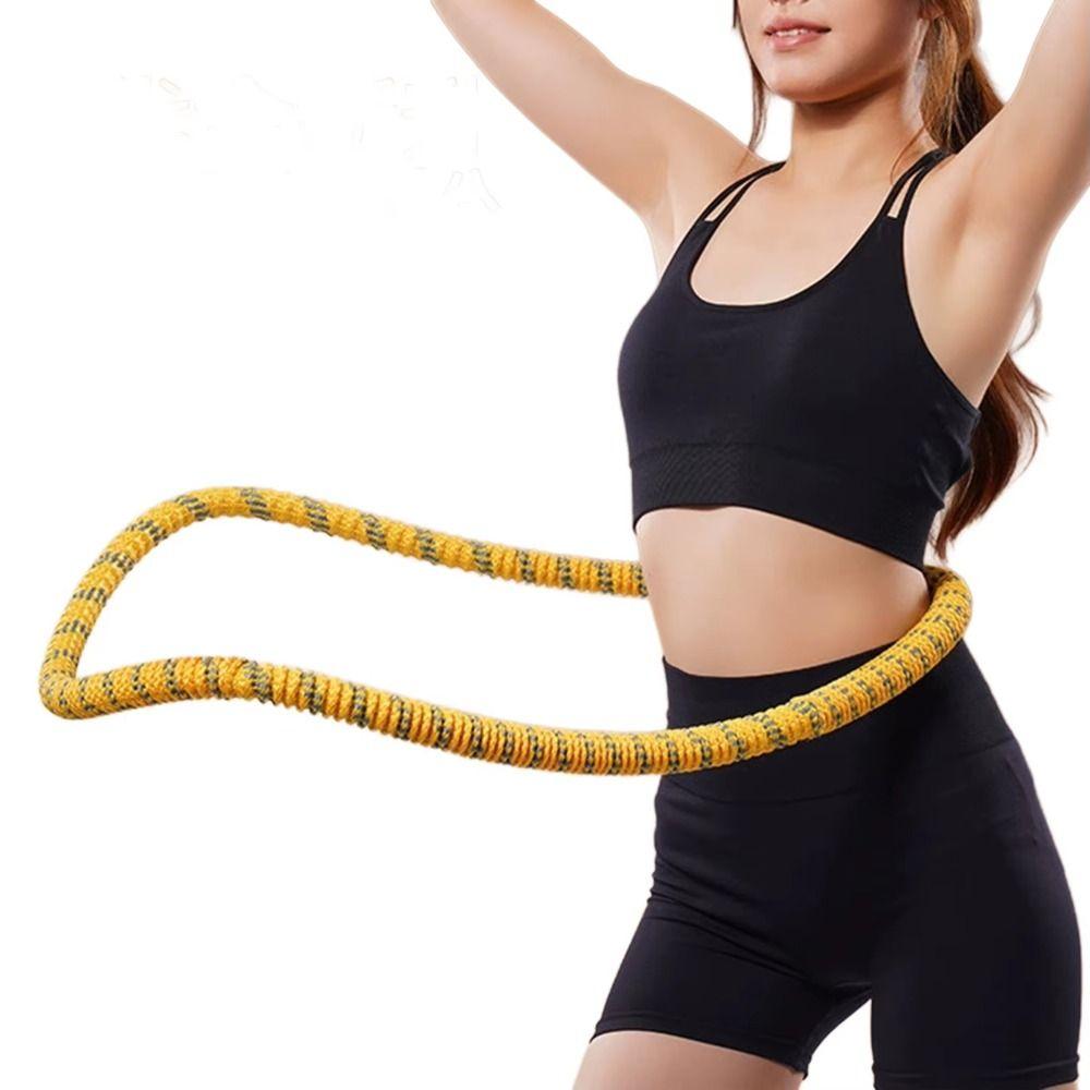 Aro de Hula Hoop Esportivo Portátil para Queimar Gordura Círculo Durável para Perda de Peso Equipamento de Fitness