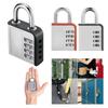 1 cadenas de couleur de grande taille pour serrure industrielle, pour porte, entrepôt, casier, serrure à mot de passe, serrure à combinaison, serrure à mot de passe à 4 chiffres ZPG