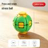 3D Printed Rotating Decompression Ball - Spiral Gyro Fidget Toy