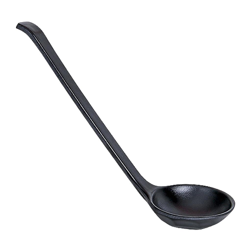 High Quality Black Plastic Noodle Bowl Spoon Catering Service Bowl Suitable For Cafeterias And Picnics Easy Maintenance