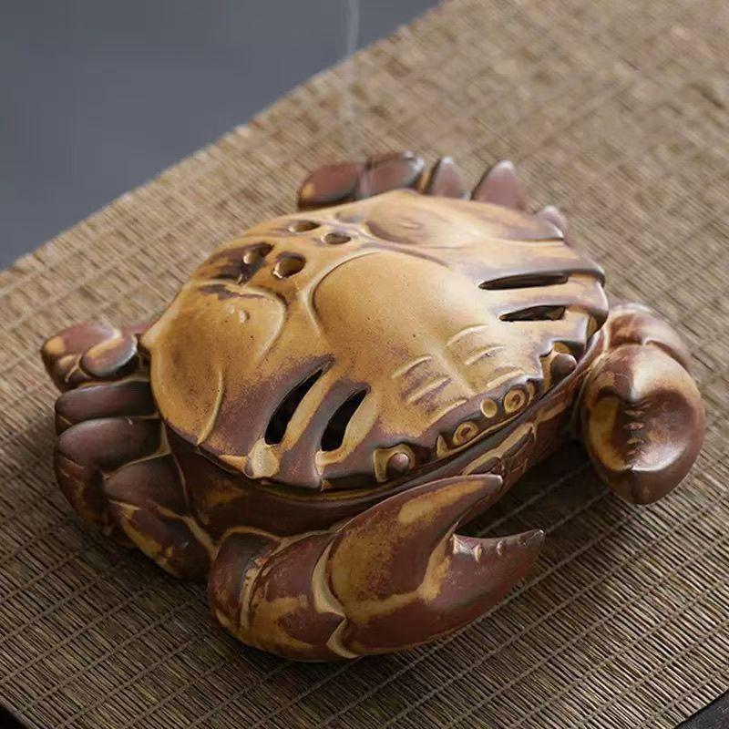 Creative Crab Ceramic Insence Burner Aromatherapy Tray Room Aroma Diffuser Censer Incense Ash Plate Home Aroma Container