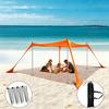 Cort de plajă Copertină portabilă pentru camping și protecție solară