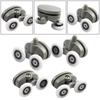 Wheels Top Bottom Rollers 19 23 25 27mm Adjustable Replacement Shower Door 4 X 4pcs Accessories Bathroom Nylon